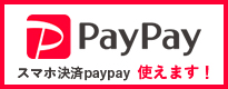 スマホ決済paypay、使えます！